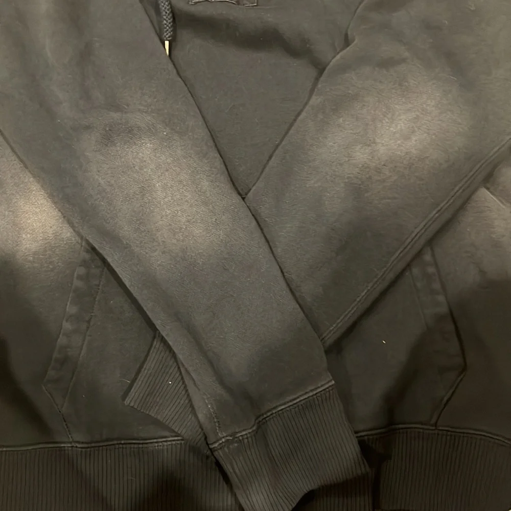 NAVY BLUE FOSSIL HOODIE SWEATSHIRT MEDIUM - Picture 4 of 5